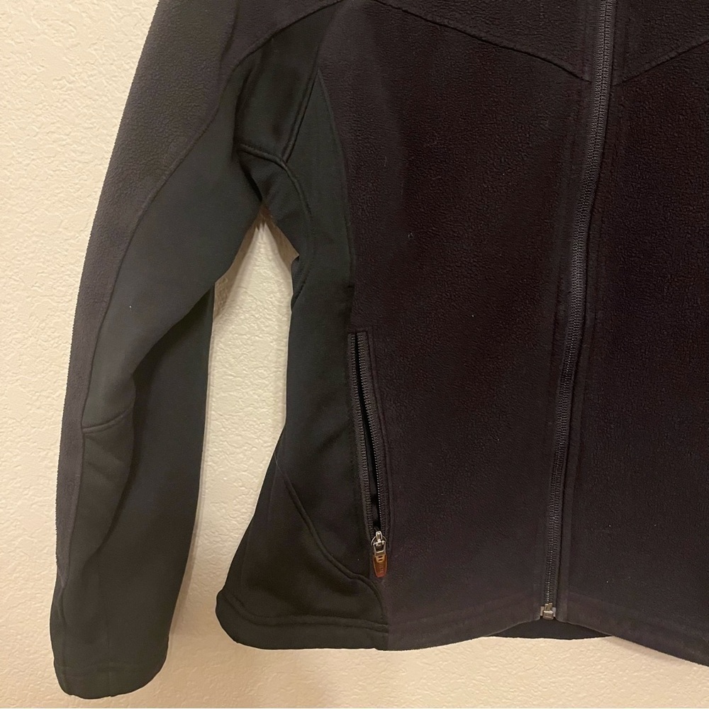 REI Polartec Black Fleece Zip Up Jacket Women's Size Small - Picture 3 of 12